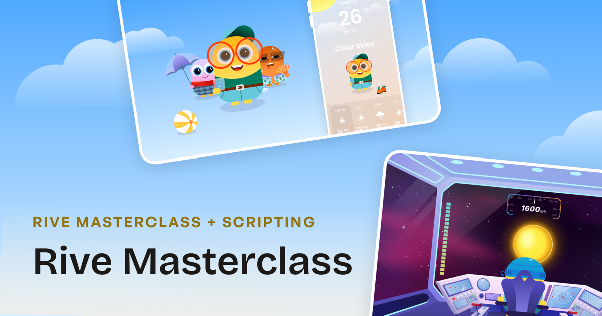 Rive Masterclass: Complete Rive Animation & Scripting Course